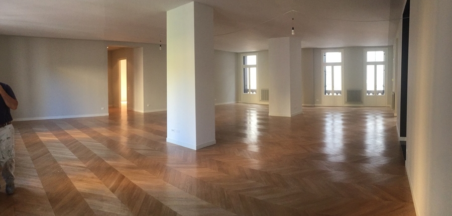 parquet massello rovere spina pesce